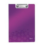 Папка-планшет Leitz Wow 41990062, A4 цвет сиреневый, пластиковая с крышкой