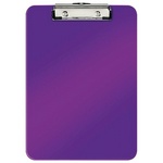 Доска-планшет LEITZ "WOW" 39710062, с верхним прижимом, пластик, A4, фиолетовая