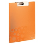 Папка-планшет Leitz Wow 41990044, A4 цвет оранжевый, пластиковая с крышкой