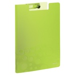 Папка-планшет Leitz Wow 41990064, A4 цвет зеленый, пластиковая с крышкой