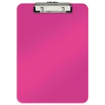 Доска-планшет Leitz Wow 39710023, с верхним прижимом, пластик, A4, розовая