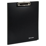 Папка-планшет BRAUBERG "Стандарт", А4 (310х230 мм), с прижимом и крышкой, пластик, черная, 0,9 мм, 2…