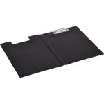 Папка-планшет клипборд Attache, цвет черный, с верхней створкой, пластиковая