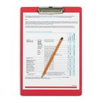 Папка-планшет клипборд Bantex 4201-09 А4, цвет красный, картонная