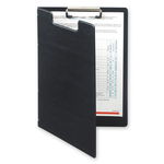 Папка-планшет клипборд Bantex 4210-10 А4, картон ПВХ, цвет черный, с верхней створкой