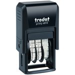 Штамп мини-датер автоматический 4810/4810В Trodat месяц цифрами, 1 шт.
