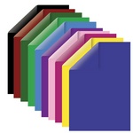 Картон цветной А4 тонировынный в массе, 100 листов 10 цветов, 220 г/м2, BRAUBERG, 124745