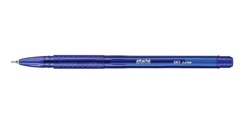 Ручка шариковая Attache Sky цвет синий, масляные чернила, 0,5 мм