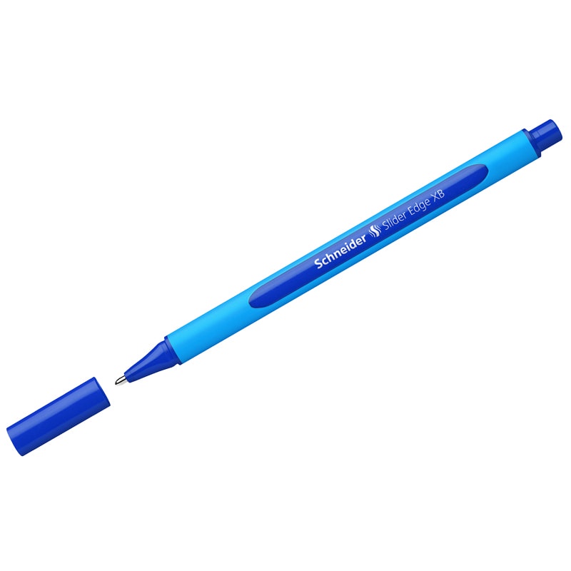Ручка шариковая Schneider Slider Edge XB 152203, одноразовая, синяя паста, 1.4 мм