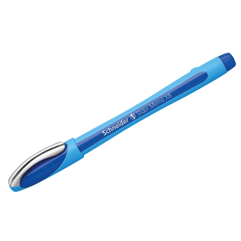 Ручка шариковая Schneider "Slider Memo XB" 150203, синяя, 1,4мм