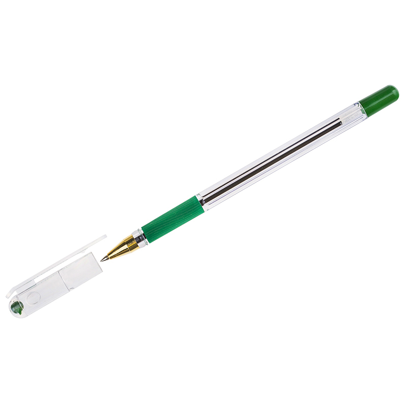 Ручка шариковая MunHwa MC Gold BMC-04, зеленый, 0,5 мм