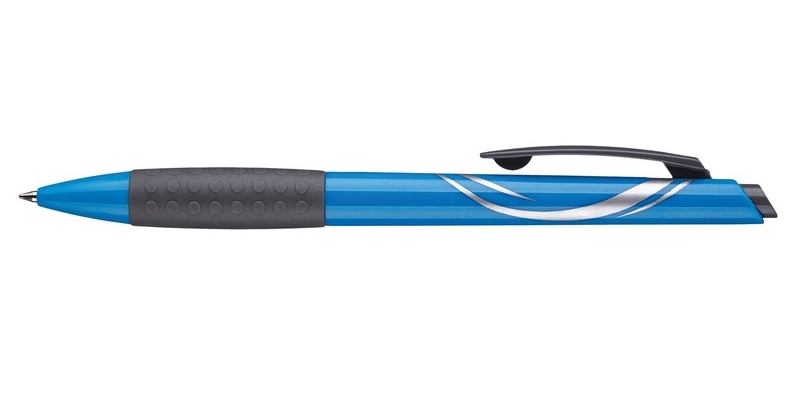 Ручка шариковая автоматическая Attache Xtream, синий корпус, синяя, 0,5 мм