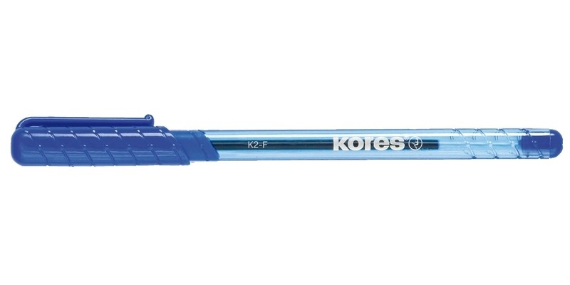 Ручка шариковая Kores К2 цвет стержня синий, 0,5 мм