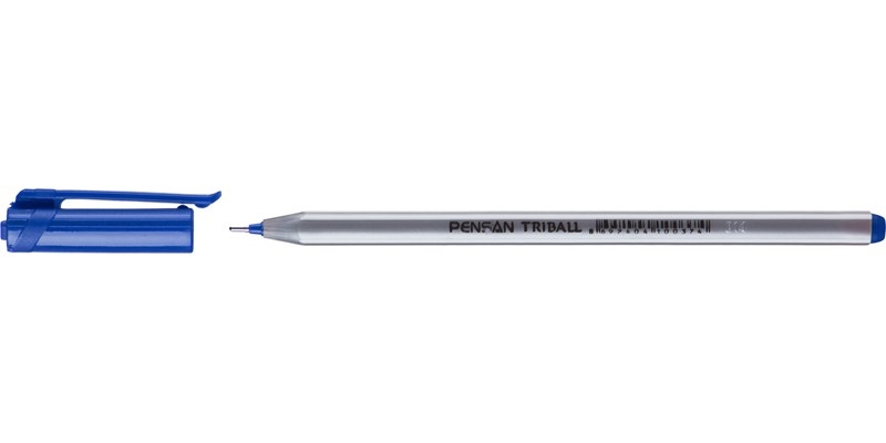 Ручка шариковая Pensan Triball цвет чернил синий, 1 мм