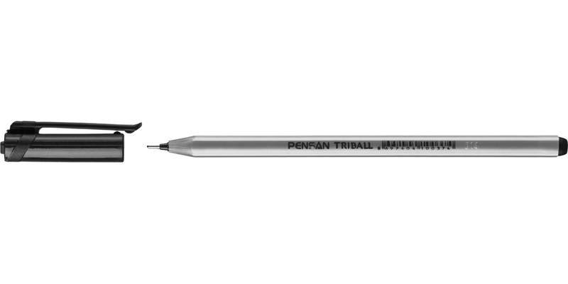 Ручка шариковая Pensan Triball цвет стержня черный, 1 мм
