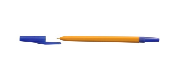 Ручка шариковая Школьник, синяя, 0,7 мм