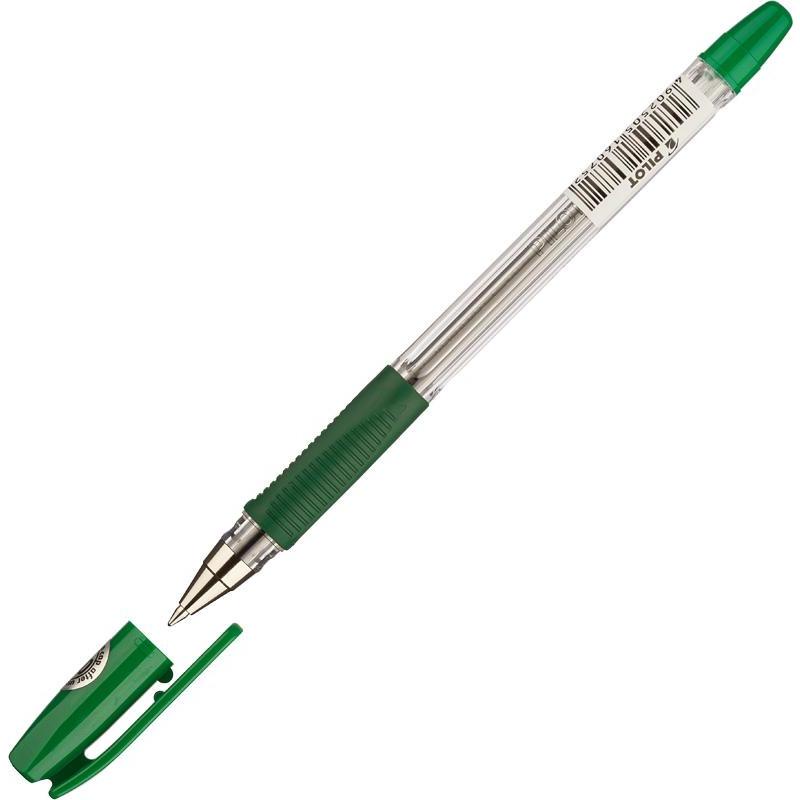 Ручка шариковая Pilot BPS-GP-F-G зеленая, 0.32 мм