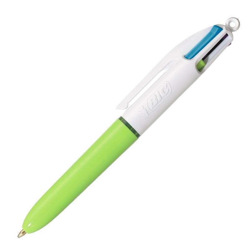 Ручка шариковая автоматическая BIC 4 Colors FASHION 4 цвета, 1 мм, четырехцветная