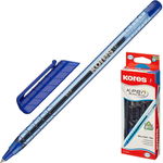 Ручка шариковая Kores K1 39511, синяя паста, 0,5 мм