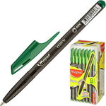 Ручка шариковая Maped Green Dark, зеленая паста, 0,6 мм