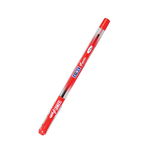 Ручка шариковая Linc Glycer 1300RF red, прозрачный корпус, 0,7 мм, красная