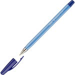 Ручка шариковая масляная Attache Antibacterial А04 трехгранный корпус, синяя, 0,5 мм