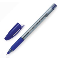 Ручка шариковая масляная Attache Trio Grip трехгранный корпус, синяя, 0,5 мм