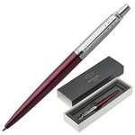 Ручка шариковая PARKER "Jotter Core Portobello Purple CT", корпус пурпурный, хромированные д…