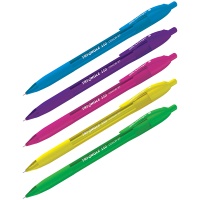 Ручка шариковая автоматическая Berlingo Triangle 110 RT Color CBm_07120, 0,5 мм, синяя
