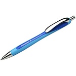 Ручка шариковая масляная автоматическая Schneider Slider Rave 132503, синяя, 1,4 мм