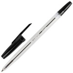 Ручка шариковая BRAUBERG "Line" 141098, черная, 0,5 мм