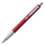 Ручка шариковая PARKER Vector Standard Red CТ 2025453, корпус красный, детали из нержавеющей стали, …