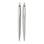 Набор PARKER Jotter Stainless Steel CT 2093256, шариковая ручка синяя и механический карандаш