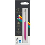 Ручка шариковая Parker "Jotter Magenta CT", синяя, 1,0мм, кнопочн., пластик. корпус, блист…