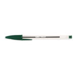 Ручка шариковая BIC Cristal, цвет стержня зеленый, 0,4 мм