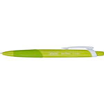 Ручка шариковая автоматическая Attache Sun Flower, зеленый корпус, синяя, 0.5 мм
