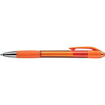 Ручка шариковая автоматическая Attache Happy, оранжевый корпус, синяя, 0.5 мм