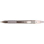 Ручка шариковая Attache Ultima Supergrip, прозрачный корпус, черная паста, 0.5 мм
