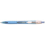Ручка шариковая Attache Ultima Supergrip, прозрачный корпус, синяя паста, 0.5 мм