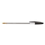 Ручка шариковая BIC Cristal цвет стержня черный, 0.4 мм