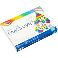 Пластилин ГАММА "Классический" 281031, 8 цветов, 160 г, со стеком