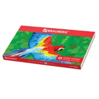 Пластилин классический BRAUBERG 18 цв., 360 г, со стеком, ВЫСШЕЕ КАЧЕСТВО, картонная упаковка, 10335…
