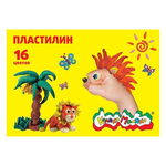 Пластилин Каляка-Маляка ПКМ16, 16 цветов 240 гр