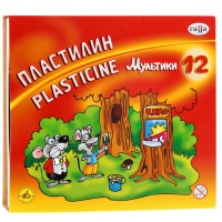 Пластилин Мультики ГАММА 12 цветов 240 г., 280018