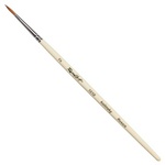 Кисть колонок ROUBLOFF 1010 ЖК1-02,00Б круглая №2 короткая ручка