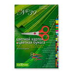 Двухсторонние цветной картон и бумага Альт №39 А4 30 листов 50 цветов