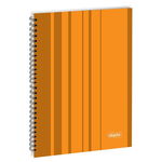 Бизнес-тетрадь Attache "Concept", А4, 120 л, клетка, спираль, оранжевая