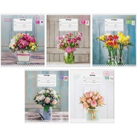 Тетрадь школьная ArtSpace Цветы. Spring in the air, 18 листов, А5 клетка