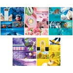 Тетрадь 96 л., А5, клетка ArtSpace Стиль. Colourful collage, ВД-лак Т96к_26725