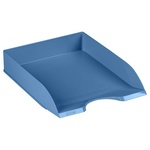 Лоток для бумаг горизонтальный СТАММ "Дельта", сине-голубой ЛТГ-30559